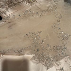Beaded Wedding Veil